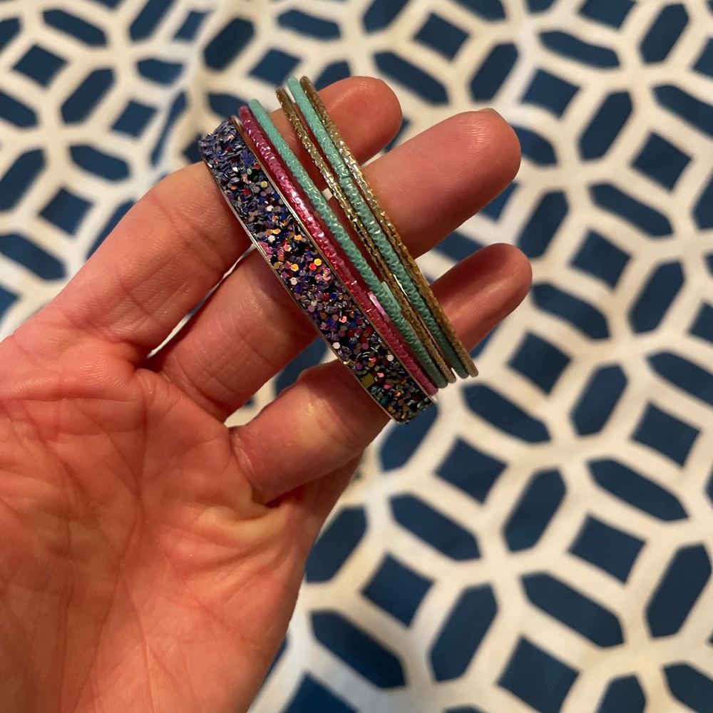 Kids Multicolor Bangle Set - Picture 3 of 6